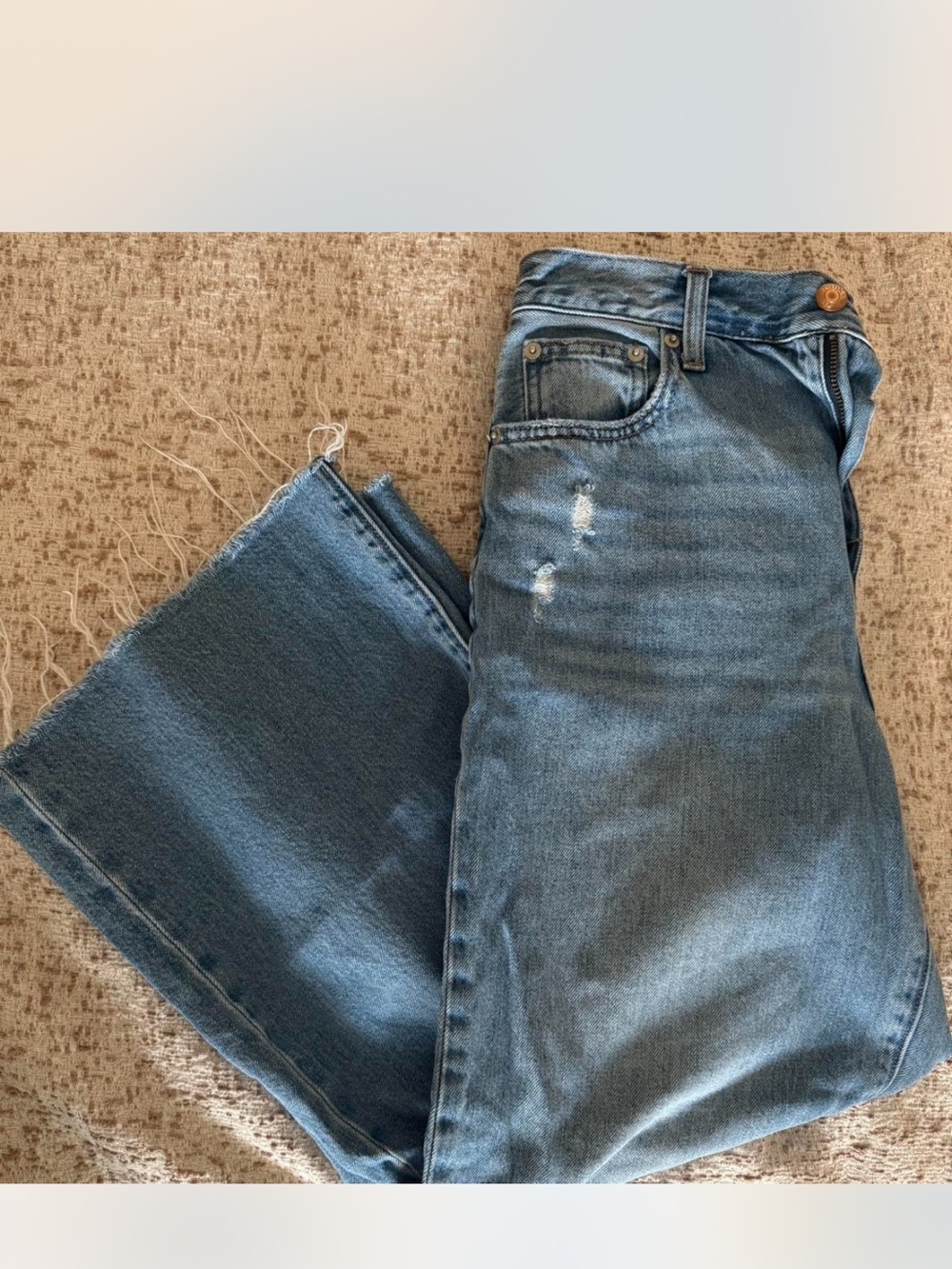The Pistola Lana Crop High Rise Ultra Wide Leg jean - Picture 4 of 7